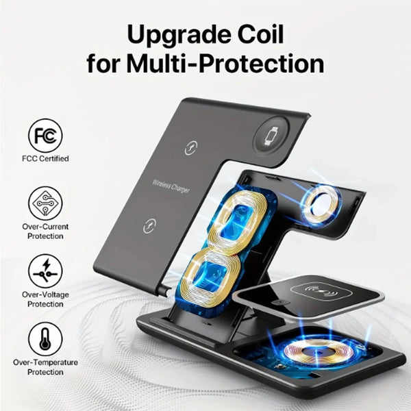 MagFold Foldable Wireless Charging Stand